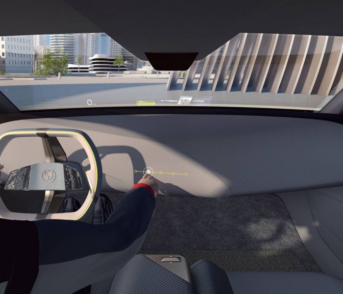 In der NEUEN KLASSE wird BMW ab 2025 ein verbessertes Head-up-Display anbieten. (Foto: BMW Group)