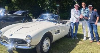 BMW 507 gewinnt Klassen- und Gruppensieg beim Concorso dEste (Foto: finest-care GmbH)