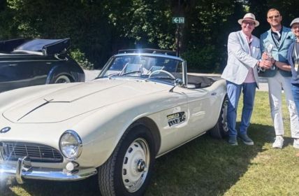 BMW 507 gewinnt Klassen- und Gruppensieg beim Concorso dEste (Foto: finest-care GmbH)